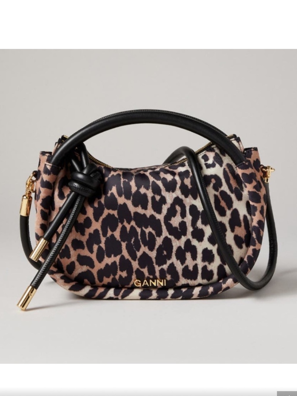 Ganni mini leopard bag- great condition - does not include strap!